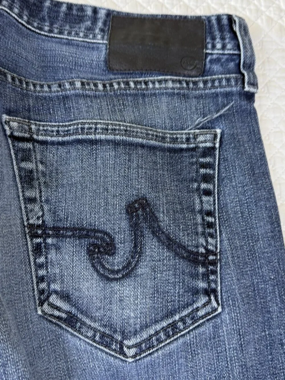 AG Adriano Goldschmied The Protege Straight Leg Jeans Dark Wash 32x34